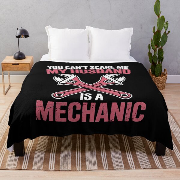 Item preview, you can't scare me my husband is a mechanic mechanic  designed and sold by PowAcademy.