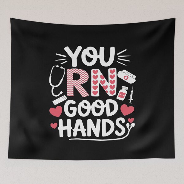 Item preview, You RN Good Hands Cute Nurse Nursing Student Graduation designed and sold by MythWoot.