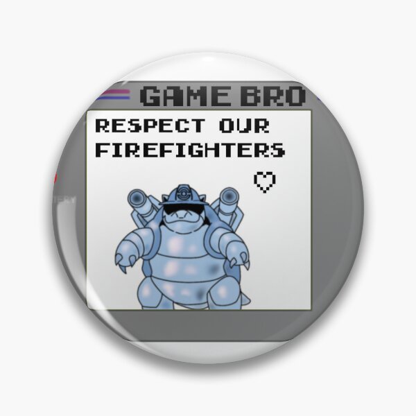 Item preview, Respect Our Firefighters: Pokémon Style (Blastoise) designed and sold by The Clefairy Godmother.