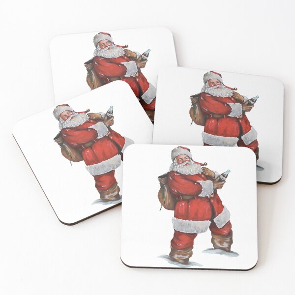 Item preview, Retro Santa In Snow  designed and sold by jamesbrooker.