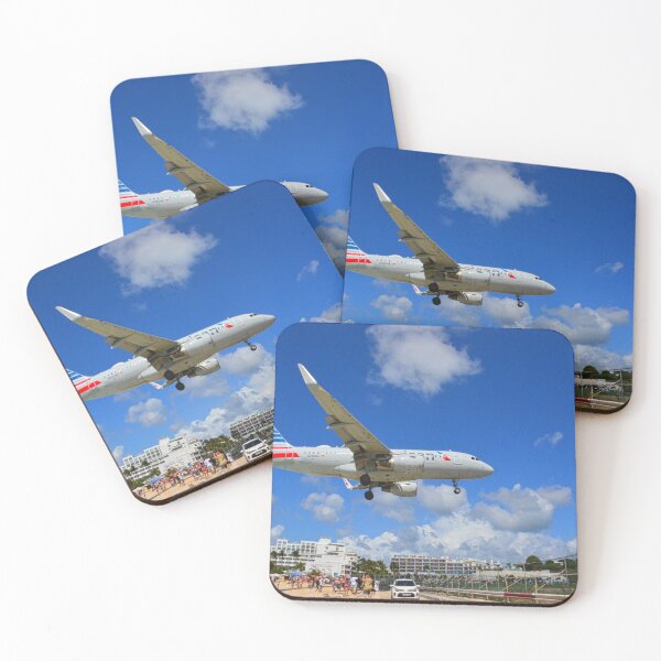 Item preview,  Airlines Over Maho Beach Saint Martin designed and sold by LisaWootenPhoto.