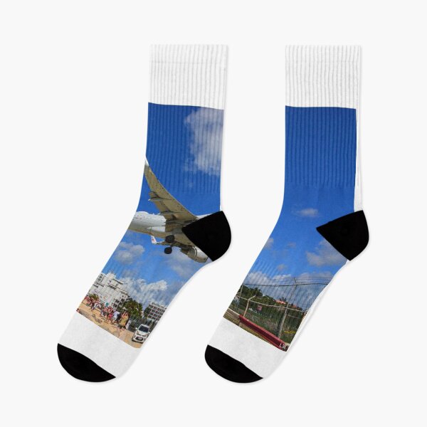 Item preview,  Airlines Over Maho Beach Saint Martin designed and sold by LisaWootenPhoto.