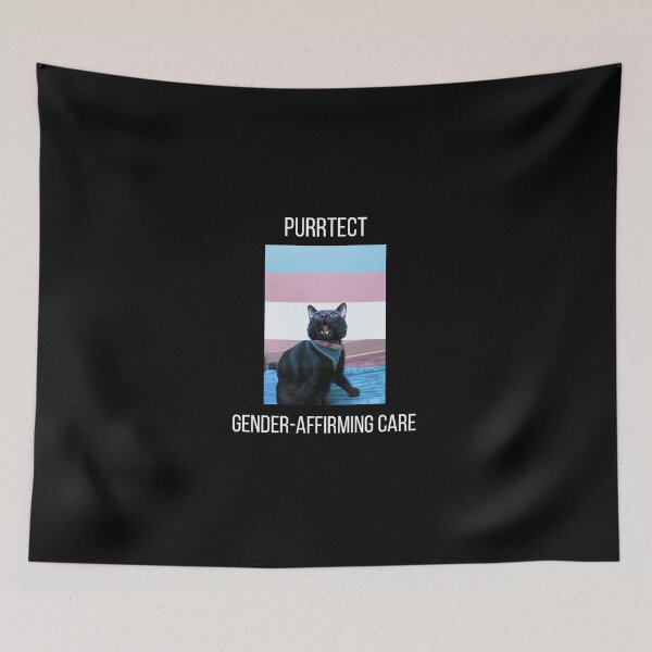 Item preview, Purrtect Gender-Affirming Care designed and sold by thegaythey.