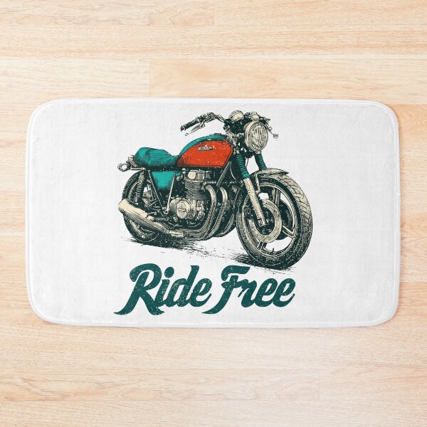 Item preview, Ride Free - Vintage Motorcycle Illustration designed and sold by DConcept.
