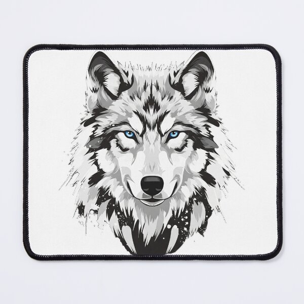 Item preview, Majestic Nordic White Wolf designed and sold by mbyprints.