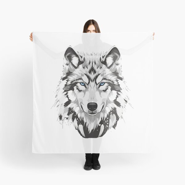 Item preview, Majestic Nordic White Wolf designed and sold by mbyprints.