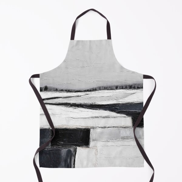 Item preview, Winter Landscape with Abstract Patterns designed and sold by lautir.
