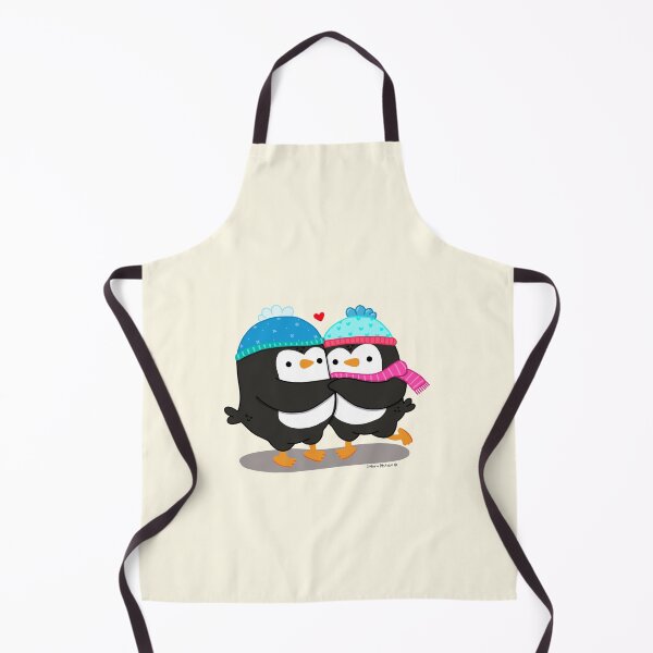 Item preview, Cute Couple of Penguins - Always together designed and sold by julianamotzko.