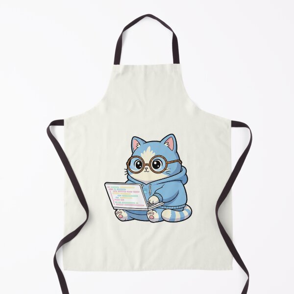 Item preview, Funny Coding Cat Illustration designed and sold by HoopeStylee.