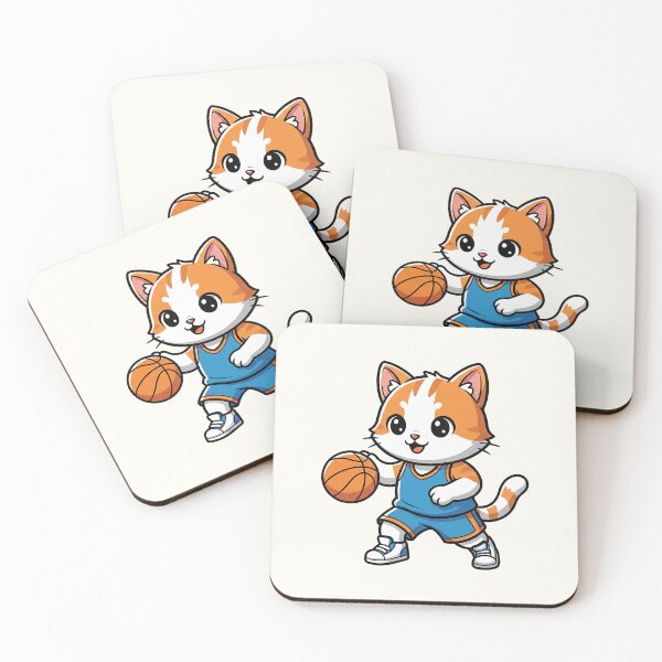 Item preview, Funny Basketball Playing Cat designed and sold by HoopeStylee.