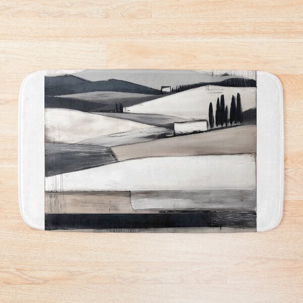 Item preview, Monochrome Countryside Landscape designed and sold by lautir.