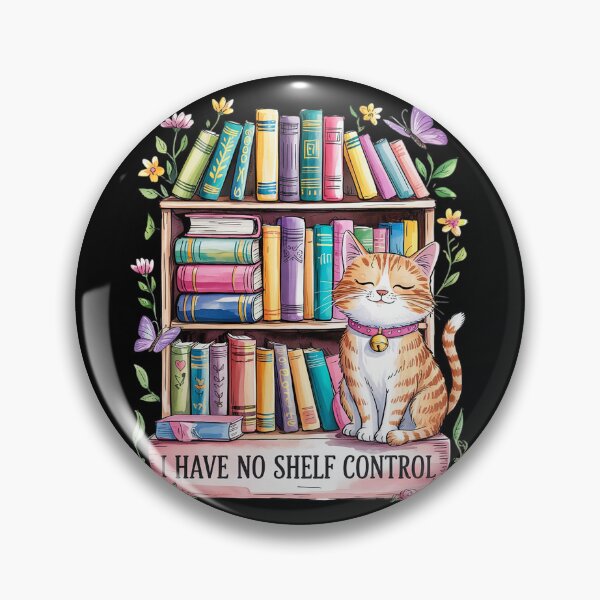 Item preview, I Have No Shelf Control Literature Library Book Cat Lovers Men Women Girls Kids designed and sold by MicanCuteStore.