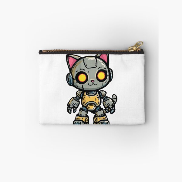 Item preview, Kawaii Chibi Robot Cat | Cute Futuristic Mecha Kitten Art designed and sold by SlomianyPisarz.