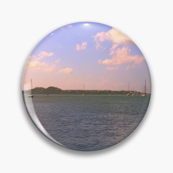 Item preview, Serene Seascape with Sailboats St. Martin designed and sold by LisaWootenPhoto.