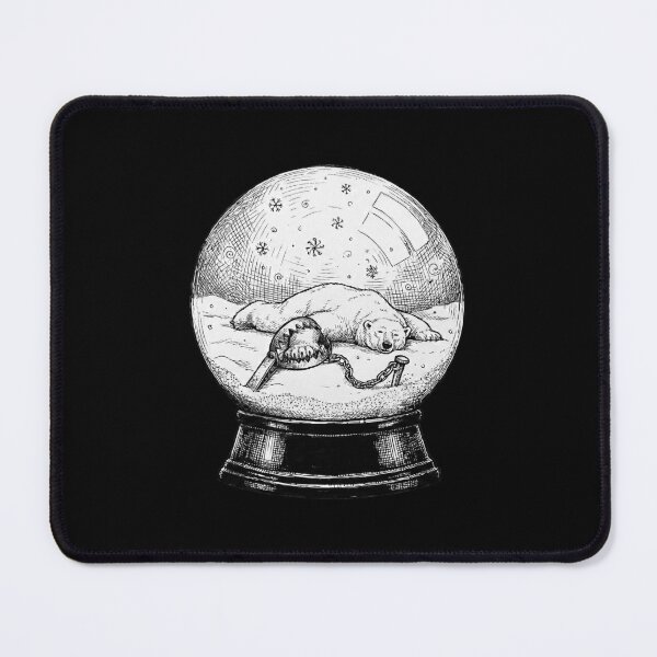 Item preview, Snowglobe with a Polar Bear in a Claw Trap designed and sold by Naux | Design & Illustration.