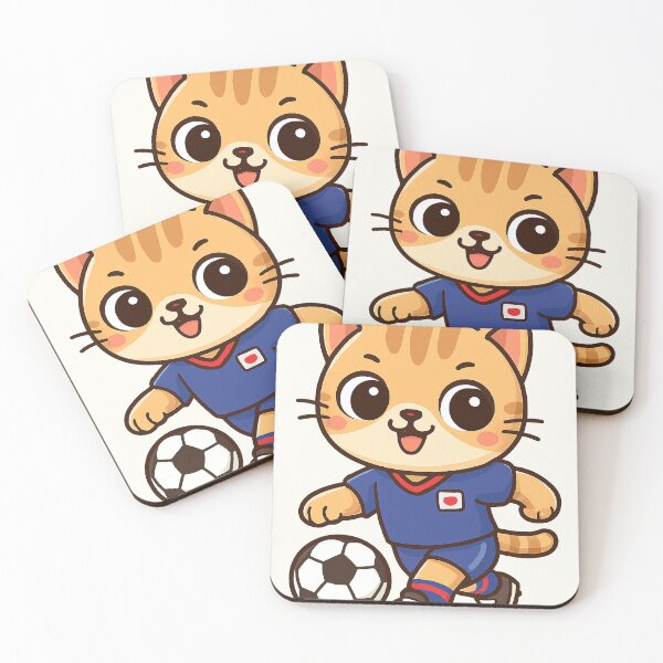 Item preview, Funny Football Cat Illustration designed and sold by HoopeStylee.