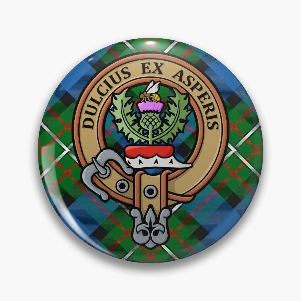 Item preview, Clan Ferguson Crest over Tartan designed and sold by sifis.