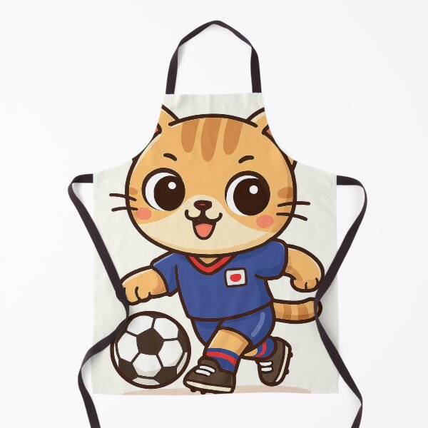 Item preview, Funny Football Cat Illustration designed and sold by HoopeStylee.