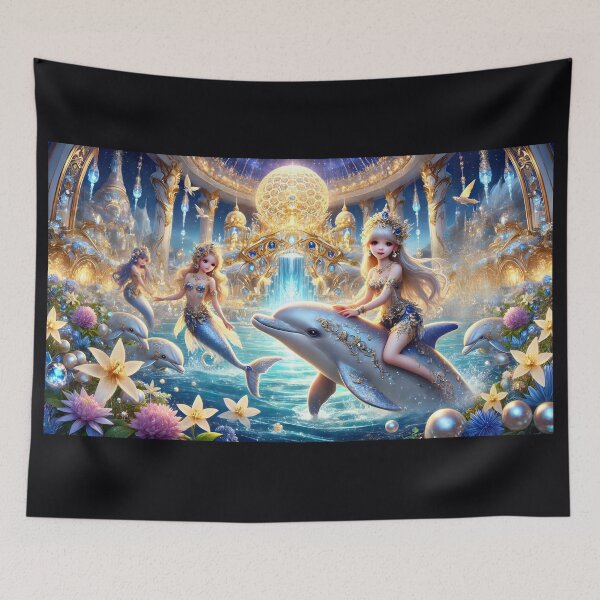 Item preview, Mermaid Princess of the Crystal Realm 7L19P195TH5 designed and sold by OsirizyahDesign.