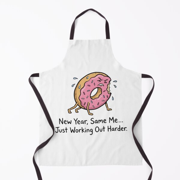 Item preview, New Year Same Me - Grumpy Donut Workout designed and sold by Everyday Epics.