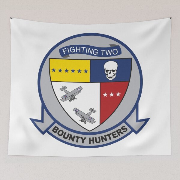 Item preview, VFA-2 Bounty Hunters Squadron Insignia designed and sold by CharlieDesings.