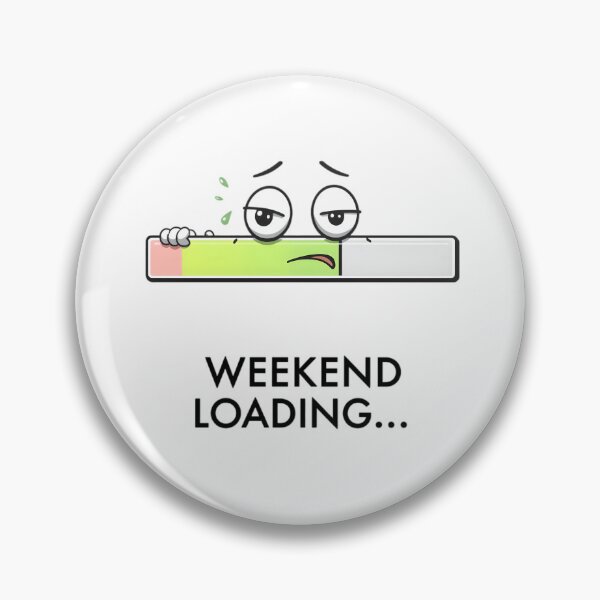 Item preview, Weekend Loading… – Funny Relatable Cartoon Design designed and sold by gavinroyal.