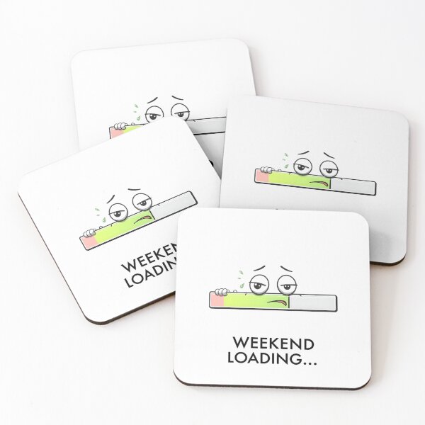 Item preview, Weekend Loading… – Funny Relatable Cartoon Design designed and sold by gavinroyal.