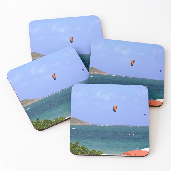 Item preview, Kite Surfers At Orient Bay St. Martin designed and sold by LisaWootenPhoto.