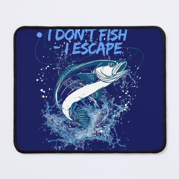 Item preview, I Don't Fish I Escape - Fishing Quote Shirt Angler Nature Freedom Design. designed and sold by LunaPrintCo.