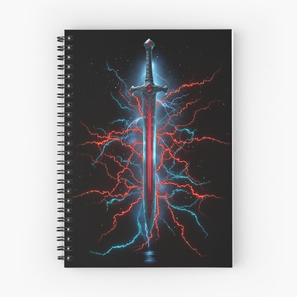 Item preview, Sword in Thunderstorm,“Lightning Sword Storm designed and sold by OLYUS.