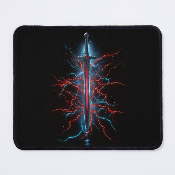 Item preview, Sword in Thunderstorm,“Lightning Sword Storm designed and sold by OLYUS.