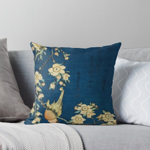 Item preview, Bullfinch and Weeping Cherry - Vintage Japanese Bird Art designed and sold by Open Canvas.