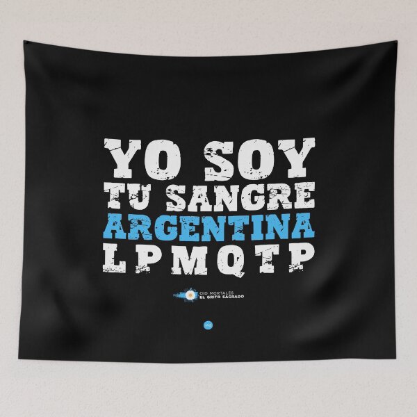 Item preview, I am your blood Argentina LPMQTP - Hear mortals (fo) I designed and sold by XUSRedbubble.