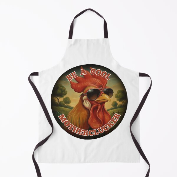 Item preview, Be a Cool Motherclucker – Retro Rooster in Sunglasses Graphic designed and sold by Smashed-Ferret.