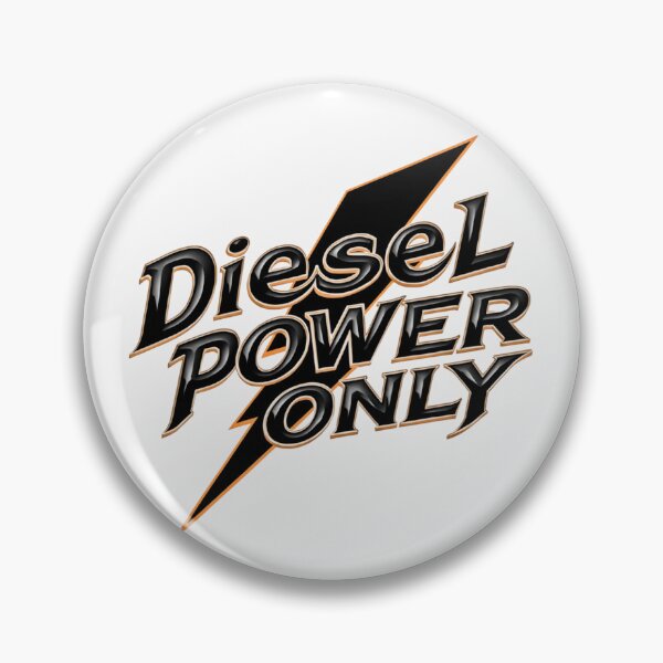 Item preview, Diesel Power Only – Bold Metallic Truck Enthusiast Tee designed and sold by rustyroofco.