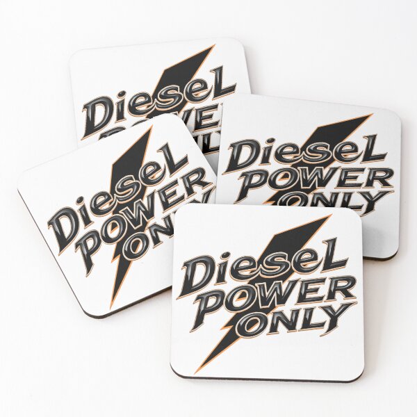 Item preview, Diesel Power Only – Bold Metallic Truck Enthusiast Tee designed and sold by rustyroofco.