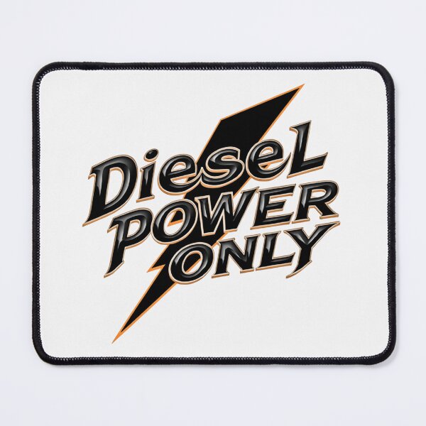 Item preview, Diesel Power Only – Bold Metallic Truck Enthusiast Tee designed and sold by rustyroofco.