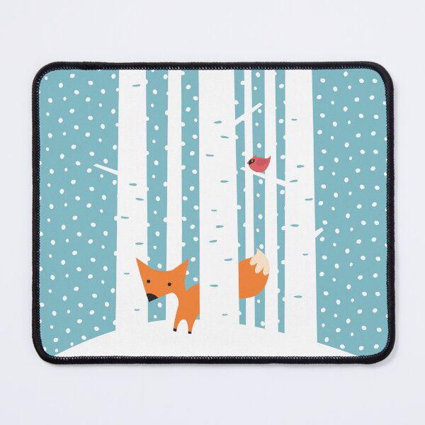 Item preview, Fox in the trees with Cardinals designed and sold by Paul Schmid.