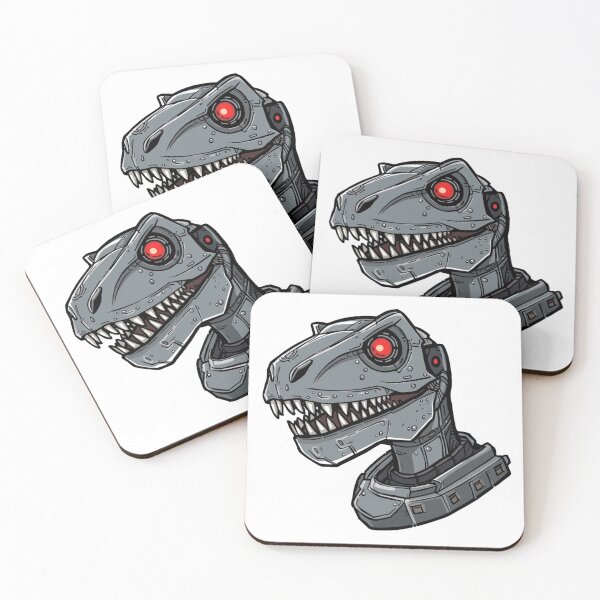Item preview, Cybernetic T-Rex Head | Futuristic Mecha Dinosaur Cyborg Art designed and sold by SlomianyPisarz.