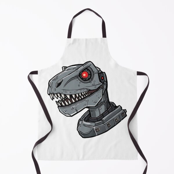 Item preview, Cybernetic T-Rex Head | Futuristic Mecha Dinosaur Cyborg Art designed and sold by SlomianyPisarz.