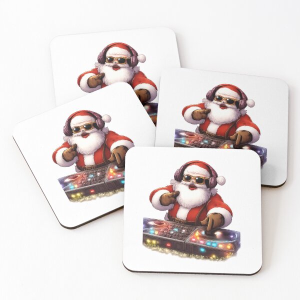 Item preview, Santa Drops the Beat designed and sold by kimkosovo.