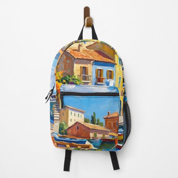 Item preview, PAINTING OF A GLIMPSE OF AMALFI designed and sold by infinitearte.