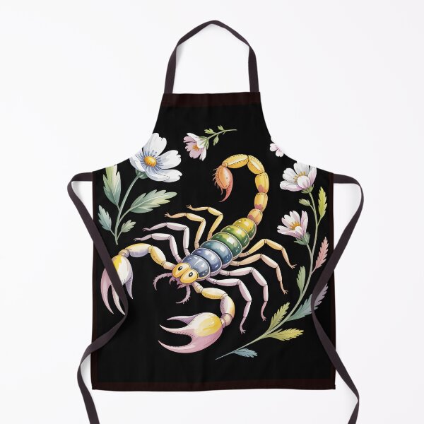 Item preview, Watercolor Yellow Scorpion with Wildflowers T-Shirt  designed and sold by Viktorio Art Shop.