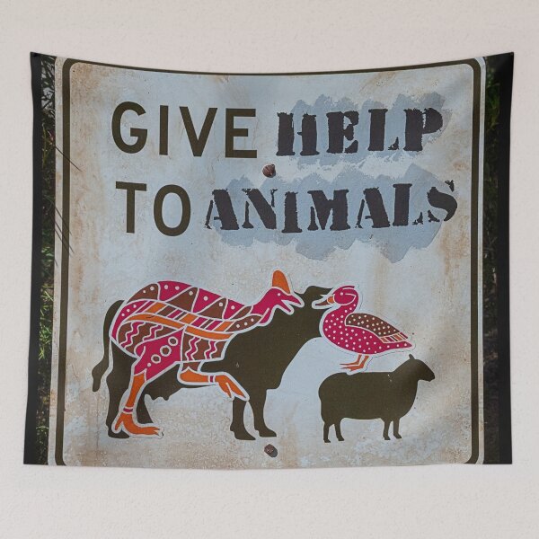 Item preview, Give Help to Animals designed and sold by WrightDesignsUS.