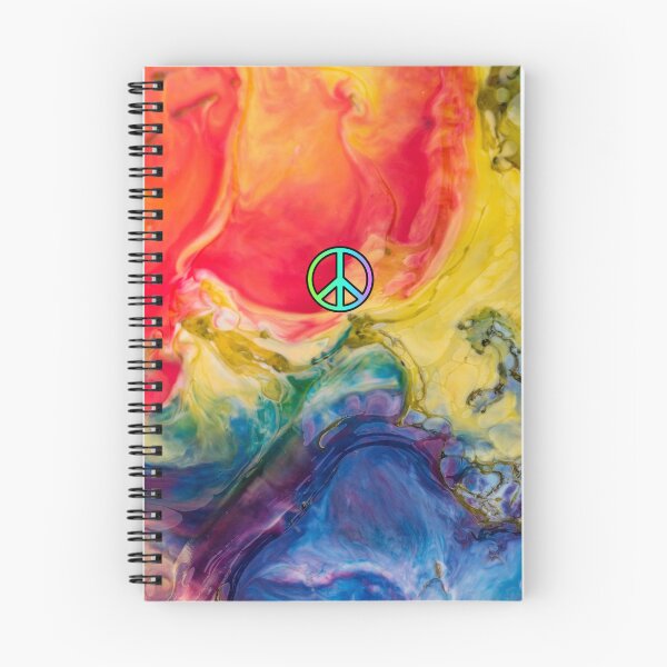 Item preview, Colorful Abstract with Peace Symbol designed and sold by NoisyNosyNancy.