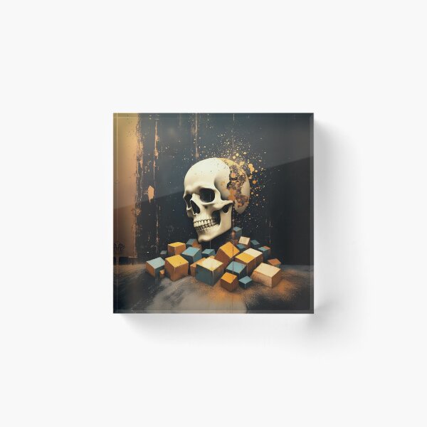 Item preview, An anthropomorphic skull  designed and sold by Marcu Ioachim.