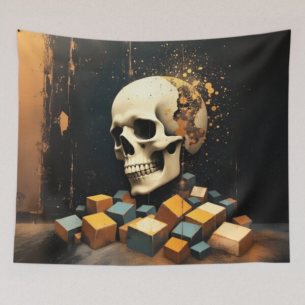 Item preview, An anthropomorphic skull  designed and sold by Marcu Ioachim.