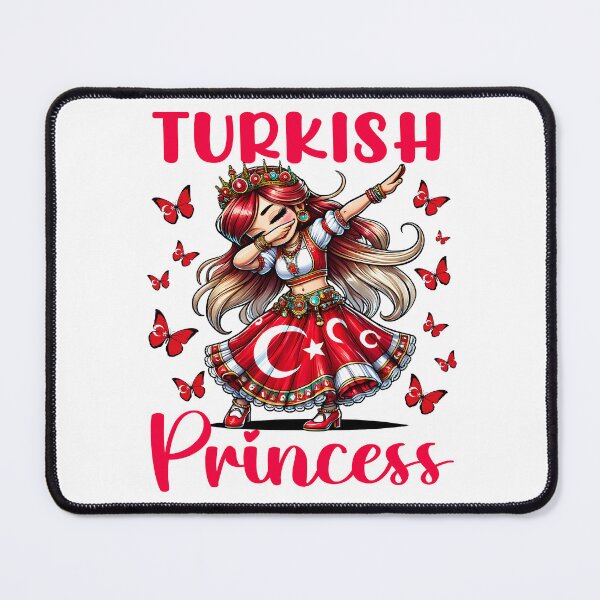 Item preview, Turkish Princess Dab Girl Flag Dress Cultural Souvenir Kids designed and sold by NUMAcreations.
