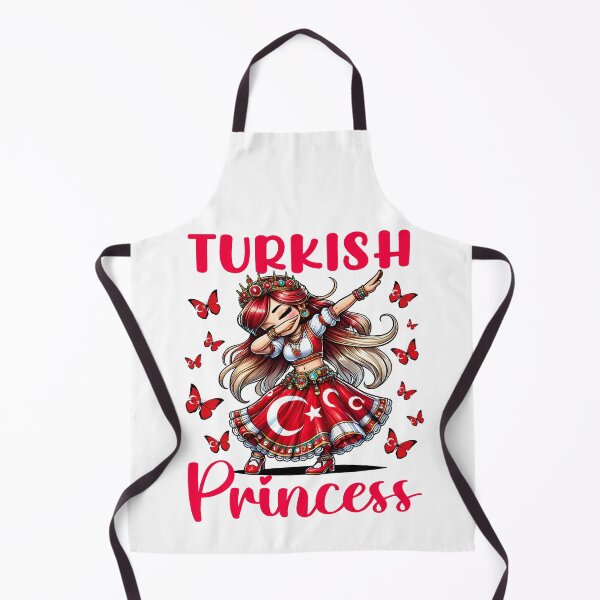 Item preview, Turkish Princess Dab Girl Flag Dress Cultural Souvenir Kids designed and sold by NUMAcreations.