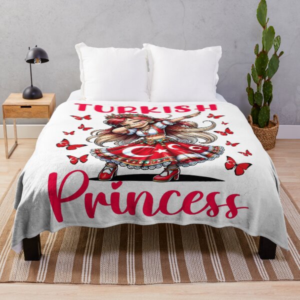 Item preview, Turkish Princess Dab Girl Flag Dress Cultural Souvenir Kids designed and sold by NUMAcreations.